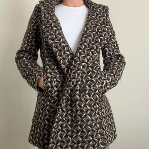 Banana Republic Women's Patterned Pea Coat